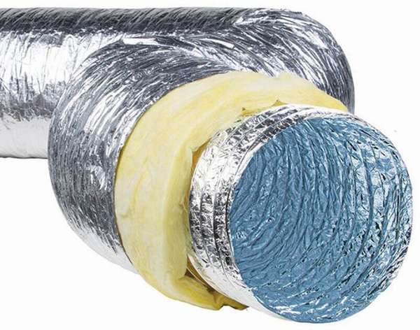 Insulated aluminum duct