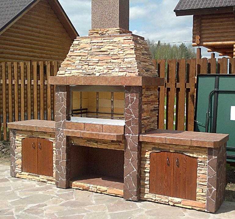 Brick barbecue - the best schemes, drawings, ideas and tips for building a barbecue (50 photos)