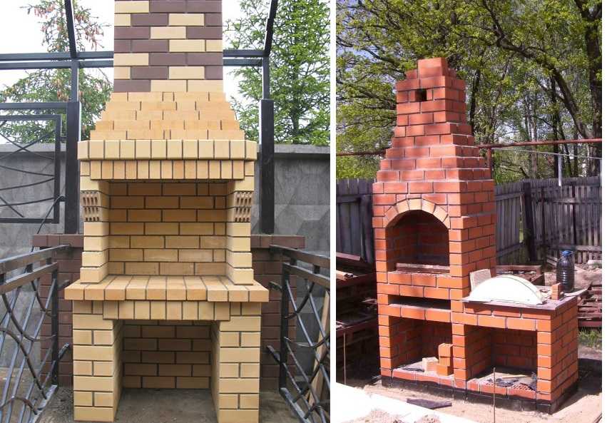 Brick barbecue - the best schemes, drawings, ideas and tips for building a barbecue (50 photos)