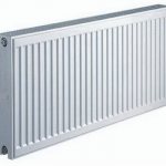 White kermi steel radiator