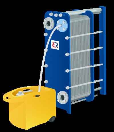 CIP heat exchanger