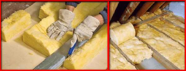 How to cut mineral wool insulation