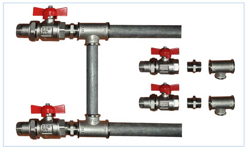 What is a bypass in a heating system