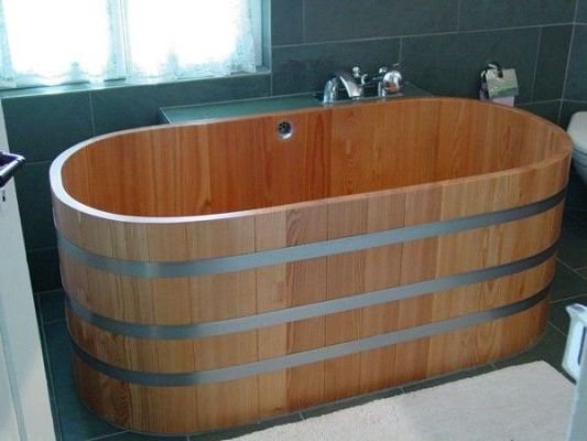 wooden sitz bath