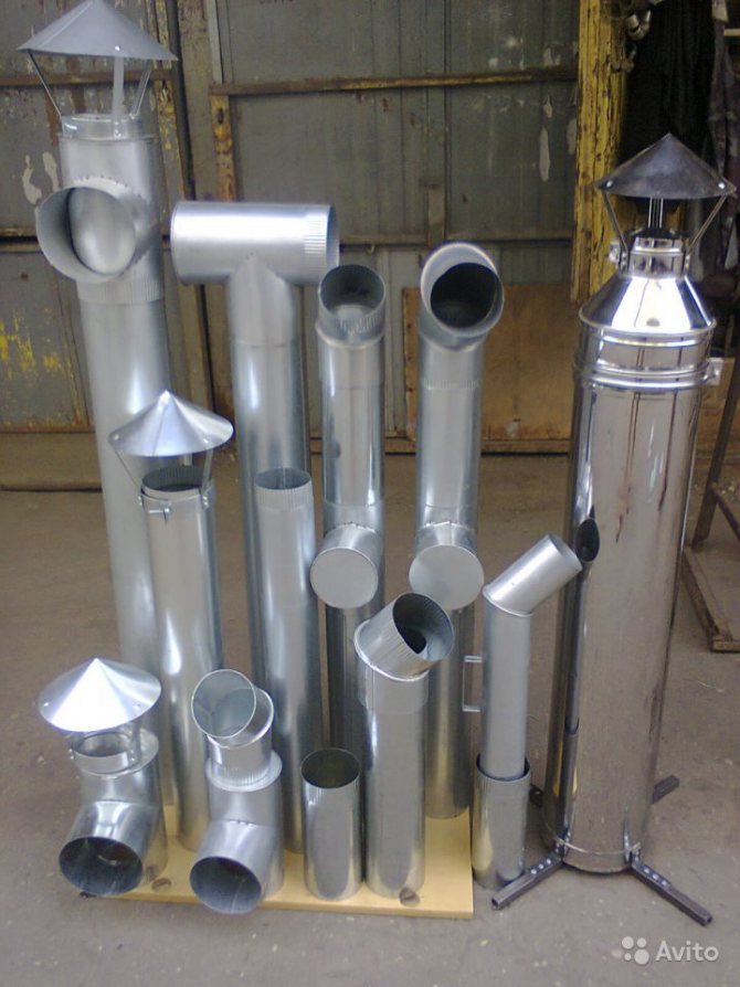 Chimney pipe diameters