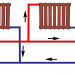 Two-pipe dead-end heating system