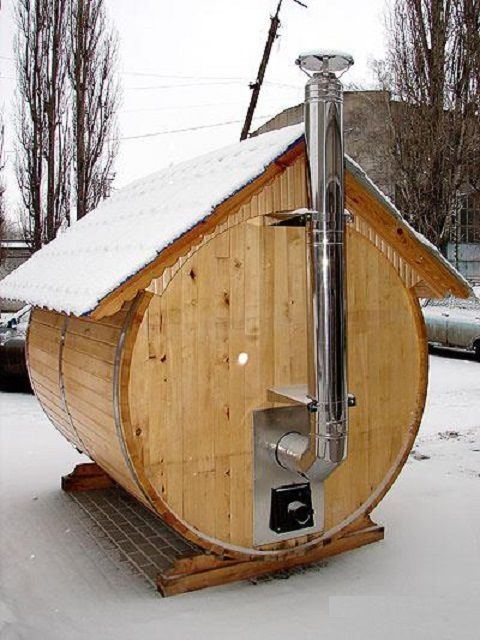 Do-it-yourself chimney for a bath