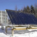 The efficiency of solar heaters is more dependent on the presence of the sun than on temperature.