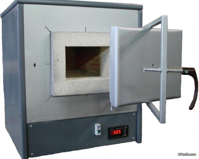 Electric muffle furnace