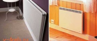 Electric heating radiators: the main types, advantages and disadvantages of batteries