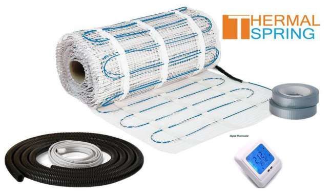 Electric cable underfloor heating