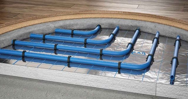 electric water floor heating