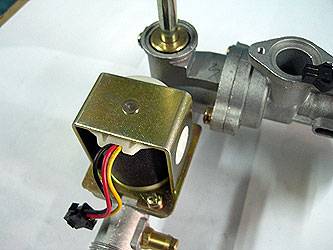 Solenoid valve for gas water heater