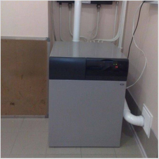 Non-volatile gas boilers in private houses and in production