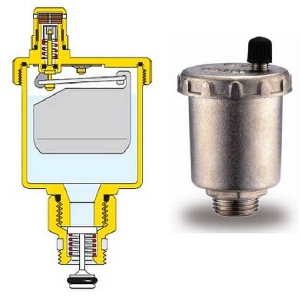 Un altro tipo di valvola di sfiato automatica