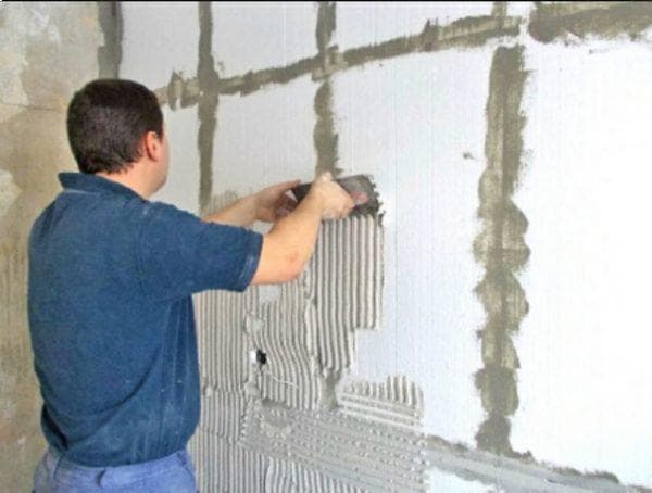 facade plaster on foam