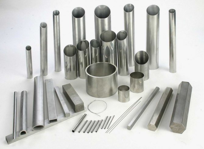 Stainless steel pipe shapes