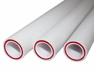 Photo - Reinforced plastic pipes for underfloor heating