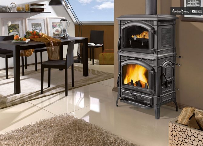 gas stove heating