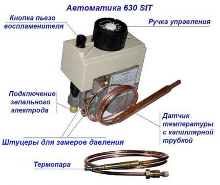 Supapă de gaz cu aprindere piezo