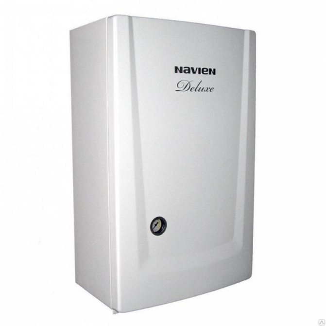 Gas boiler Navien of the Deluxe line