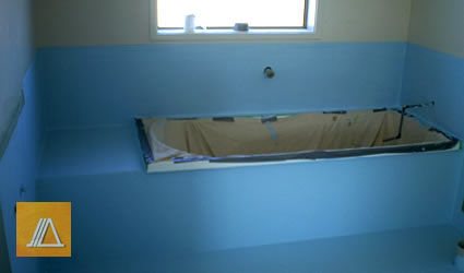 Waterproofing walls in the bathroom