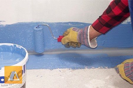 Waterproofing a bathroom under tiles