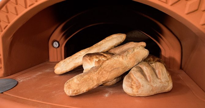 Pane in forno a legna