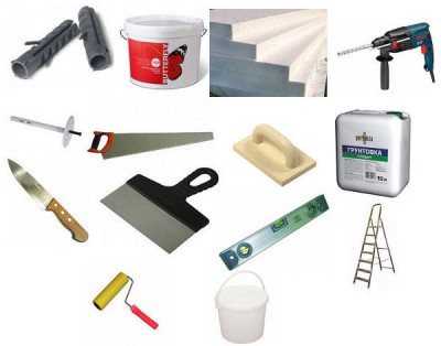 brick wall insulation tools