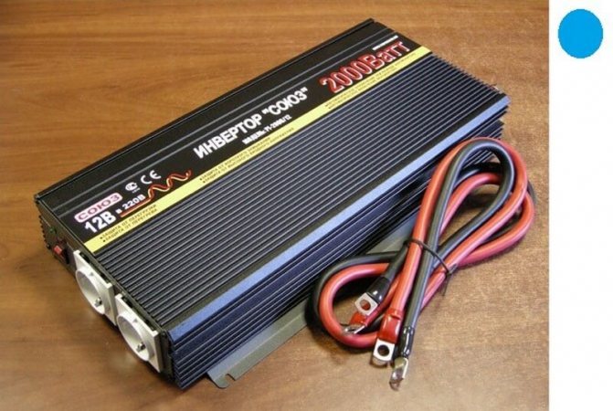 Inverter for a summer residence: a source of backup power supply with your own hands