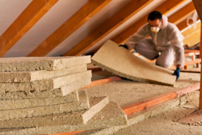 Warm roof insulation