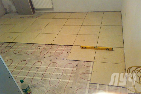 Cable underfloor heating