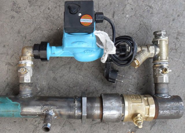 How to check the heating circulation pump winding