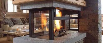 How to install a fireplace stove in a wooden house