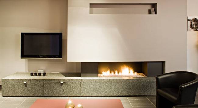 How to install a fireplace stove in a wooden house