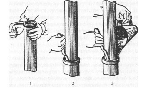 How to eliminate a leak in a heating pipe mechanical sealing of a hole and chemical sealing of a leak