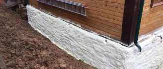 How to insulate the foundation and basement of a private house