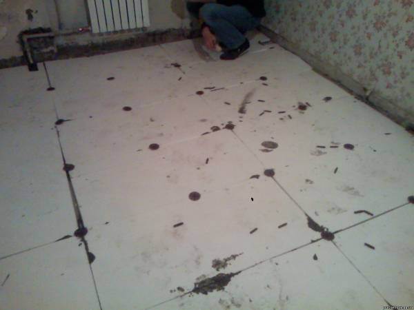 How to insulate the bathroom floor under the tiles