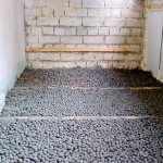 How to insulate floors and ceilings with expanded clay or slag