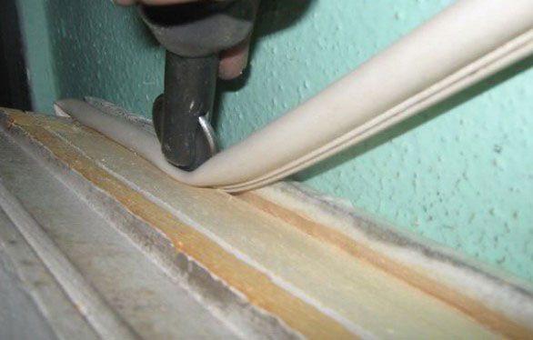 How to insulate windows with a rubber seal