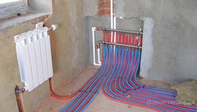 Which pipes are best suited for heating a private house