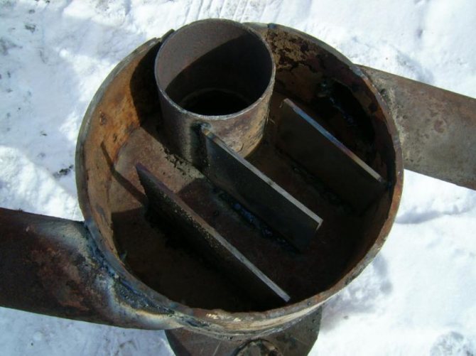 Waste Oil Furnace Chamber - Inside View