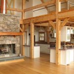 Fireplace approach for open plan spaces