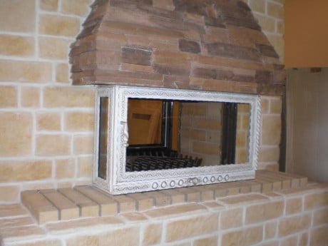 pinto ng fireplace