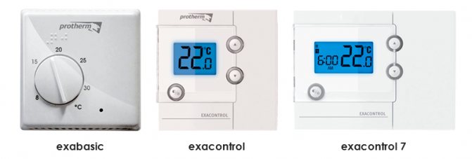 Rumtermostater til kedler Protherm Skat