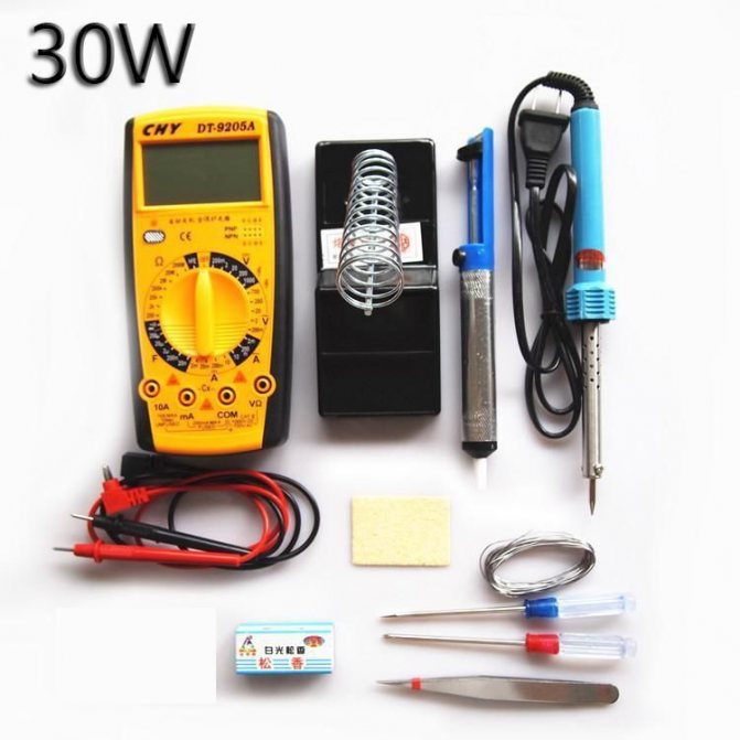 Kit multimeter untuk menguji ketahanan dalam sistem pemanasan bawah lantai