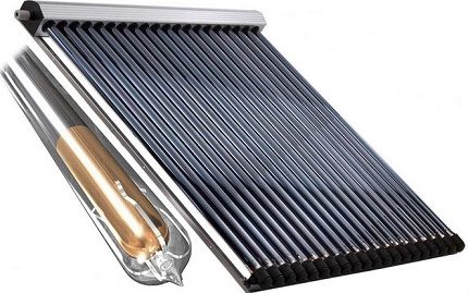 Design and advantages of vacuum solar collectors