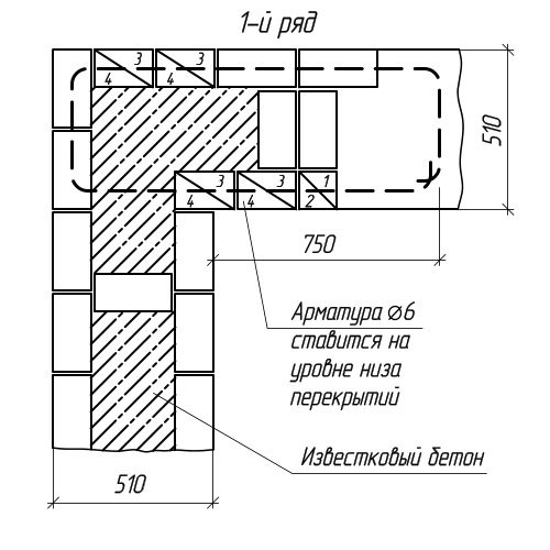 Brick exterior wall structure