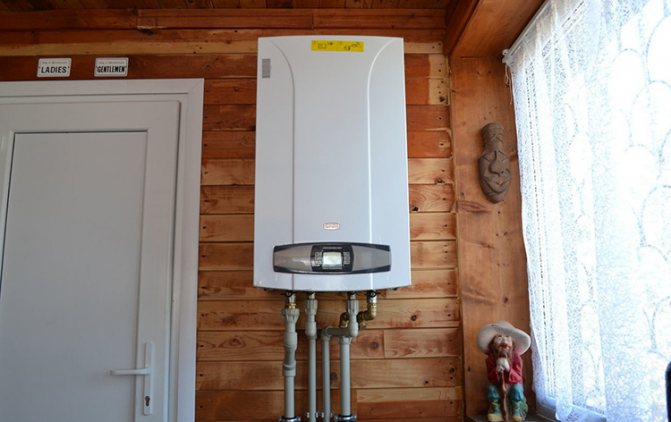 wall-mounted boiler