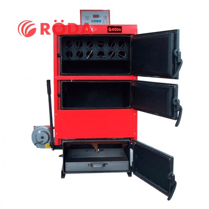 Bumili ang solid fuel boiler Roda RK3G-80 sa Ukraine